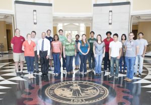 Participants in a 2012 summer research program