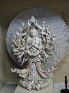Chinese sculpture: Thousand-hand Guan-Yin