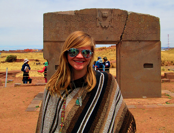 Elyse Peters was the recipient of a fellowship with the Environmental Protection Agency. As part of her fellowship, she traveled to Bolivia, where she learned about legislation that gives ecosystems the same rights as humans.
