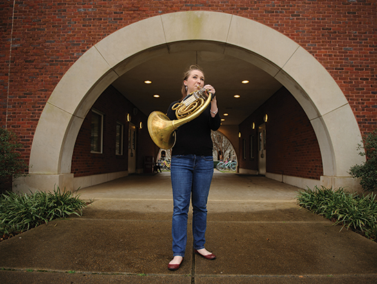 Cynthia Simpson was named the Western Hemisphere's second best French horn player. Photo Credit: Matthew Wood