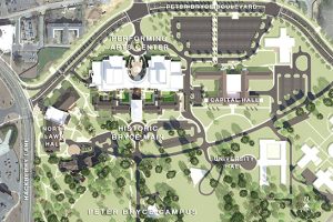 A rendering of what Bryce Campus will look like after the center is built. 