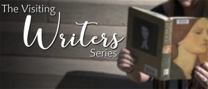 Banner with the words The Visiting Writers Series