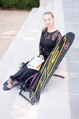 Russia-native Maria Gerasikova came to UA on a waterskiing scholarship. But after a back injury that ended her competitive career, she picked up three majors, joined UA’s competitive ballroom team, and filled her life with everything from theatre to mock trial.
