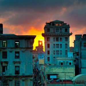 sunset in Havana, Cuba