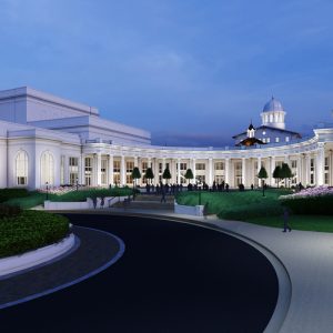 artist's rendering of the Performing Arts Academic Center