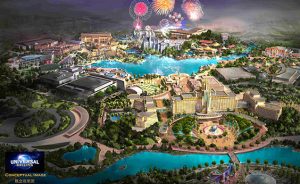 West's newest creation in Beijing will showcase over 20 rides and numerous other attractions for park attendees to enjoy.