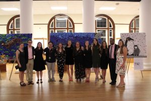 The Marine Science Club at the opening gala. 