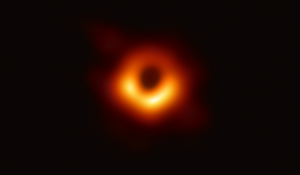 telescopic image of a supermassive black hole