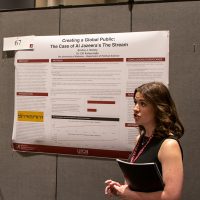 UA student Emma Kenny presenting her research